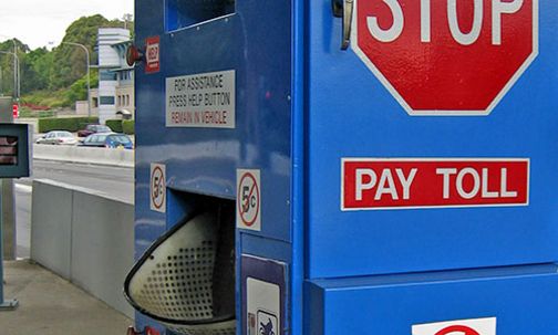 Intercom stations for toll machines at unattended toll stations