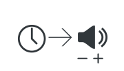 Automatic time-scheduled volume adjustment 